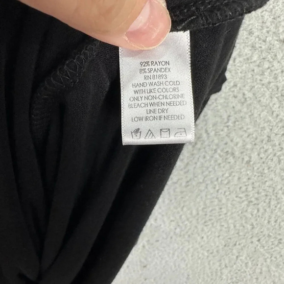 Gilli Dress womens XS black midi sleeveless gathered ruched drop waist flowy‎ - Picture 8 of 9